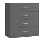 Kent Grey 4 Drawer Chest