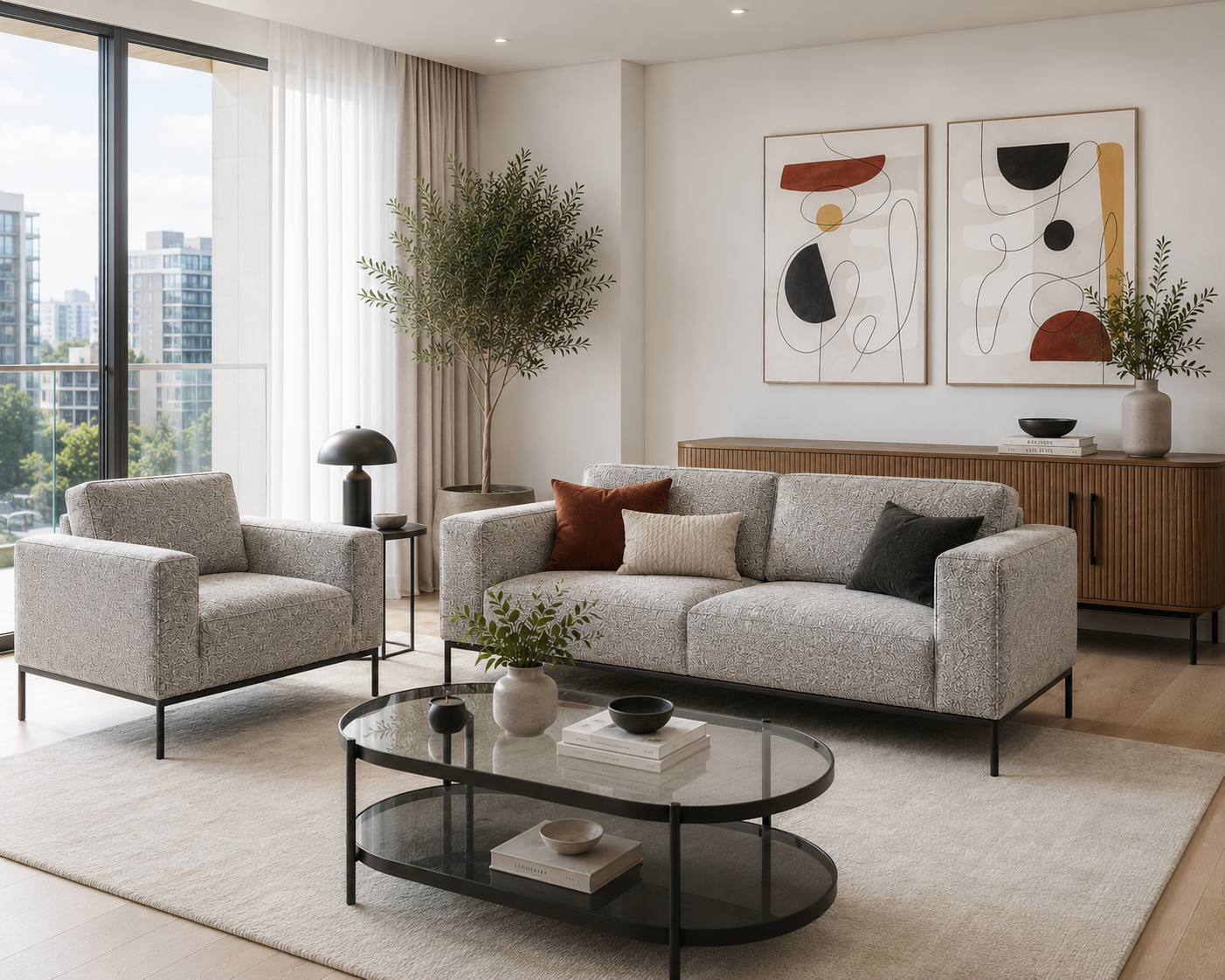 Fauteuil Isabelle Grey