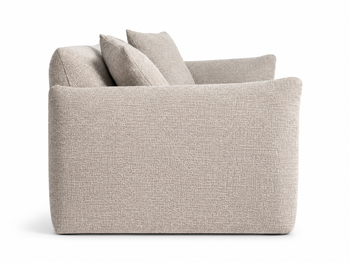 Oscar Beige 3 Seater