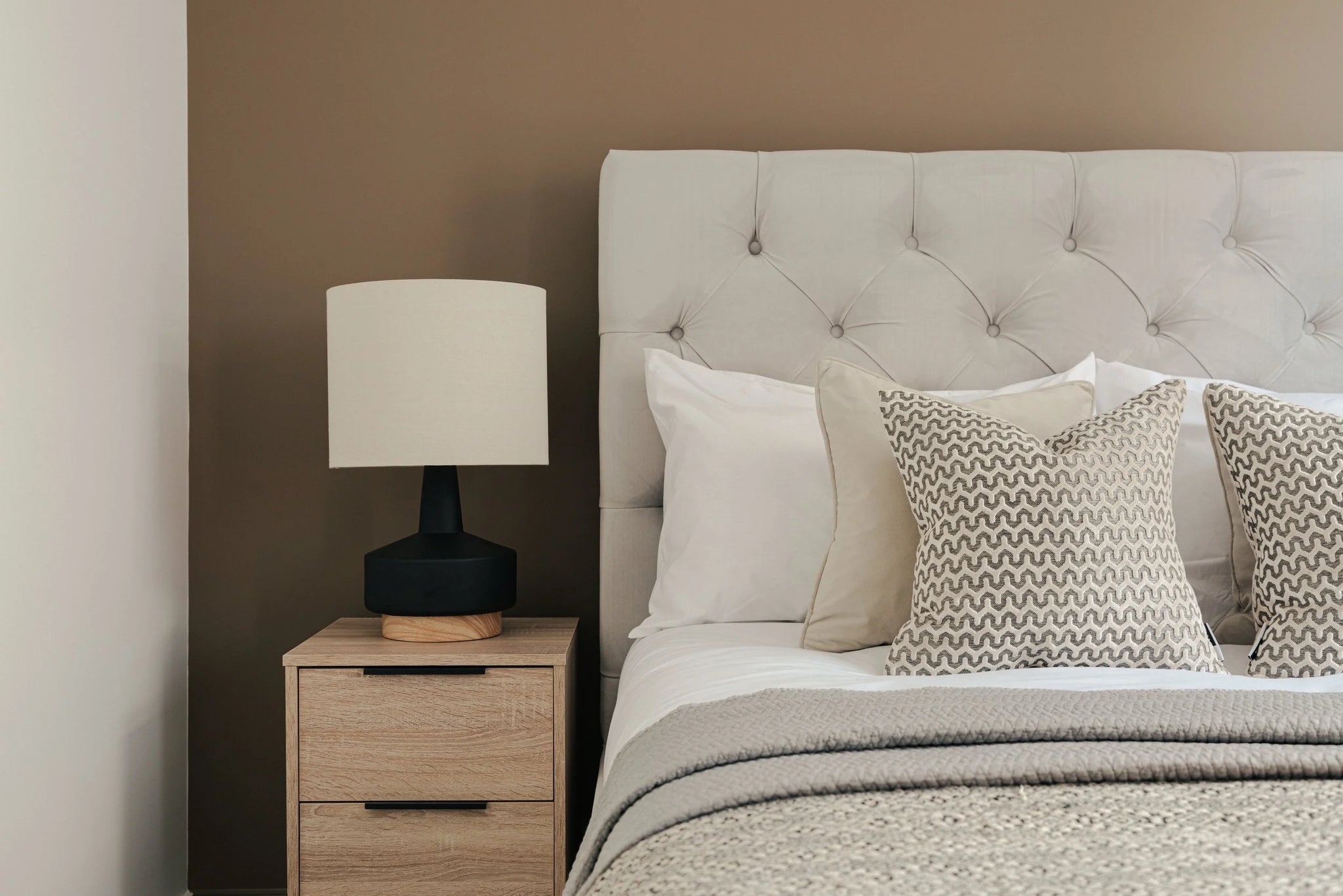 Mayfair Light Grey Bed