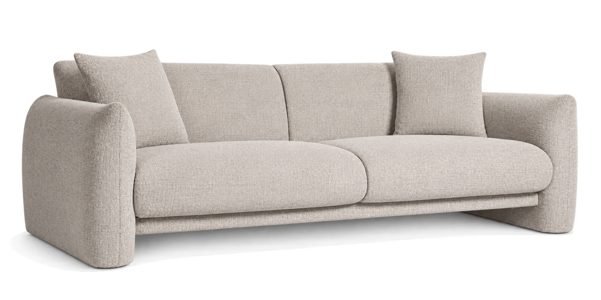 Oscar Beige 3 Seater