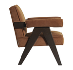 Fauteuil en cuir Jacob 