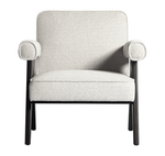 Fauteuil en cuir Jacob 