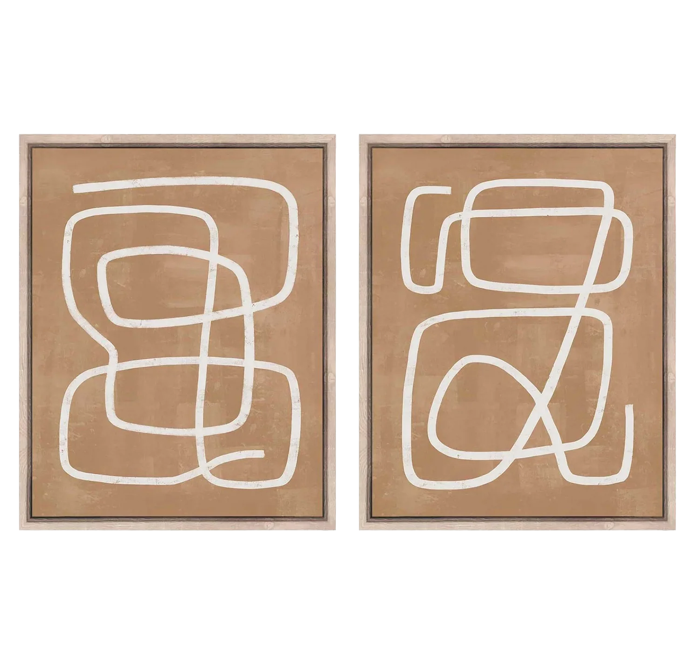 Œuvre d'art en paire de coings et caramel