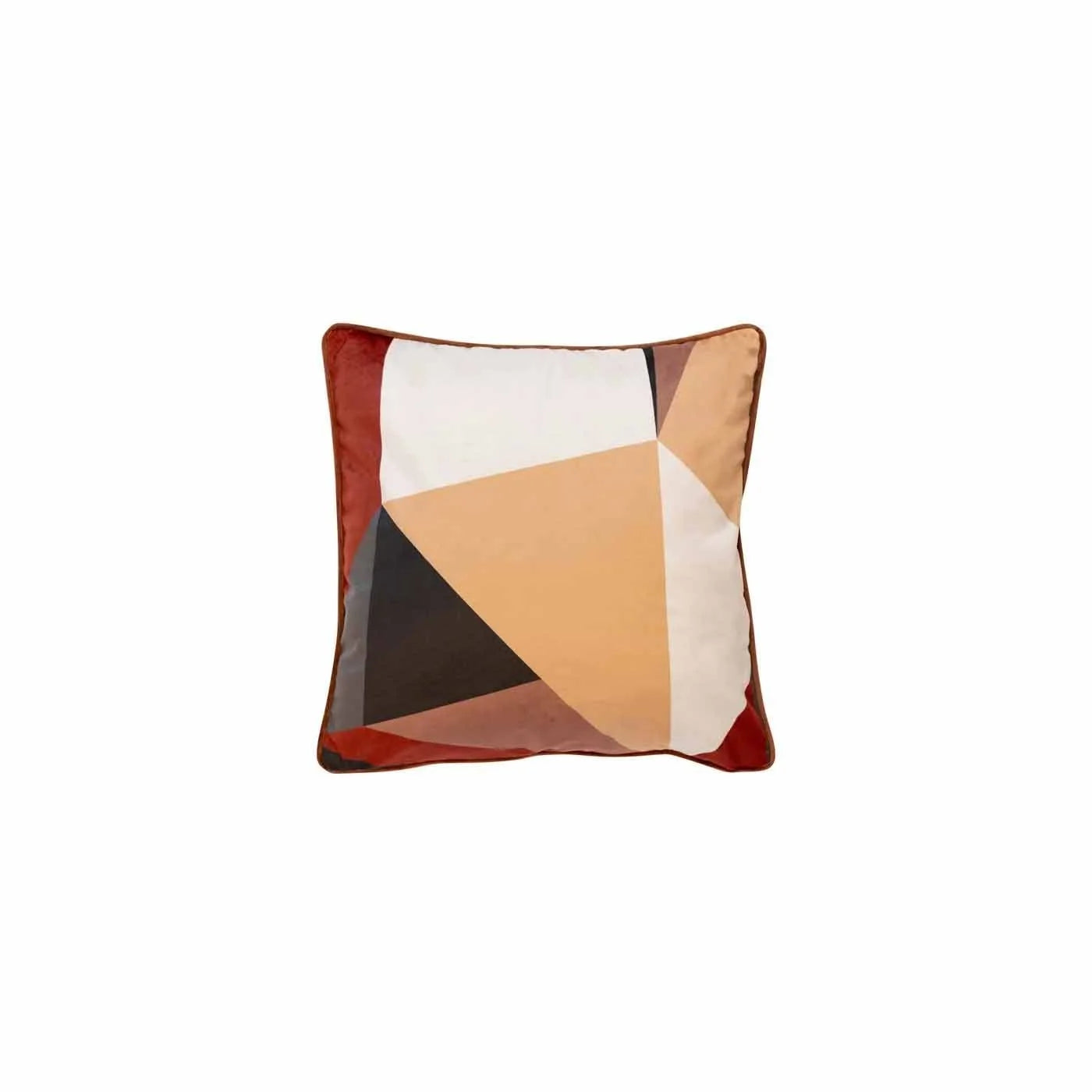 Burnt Orange & Taupe Cushion & Bedspread Pack