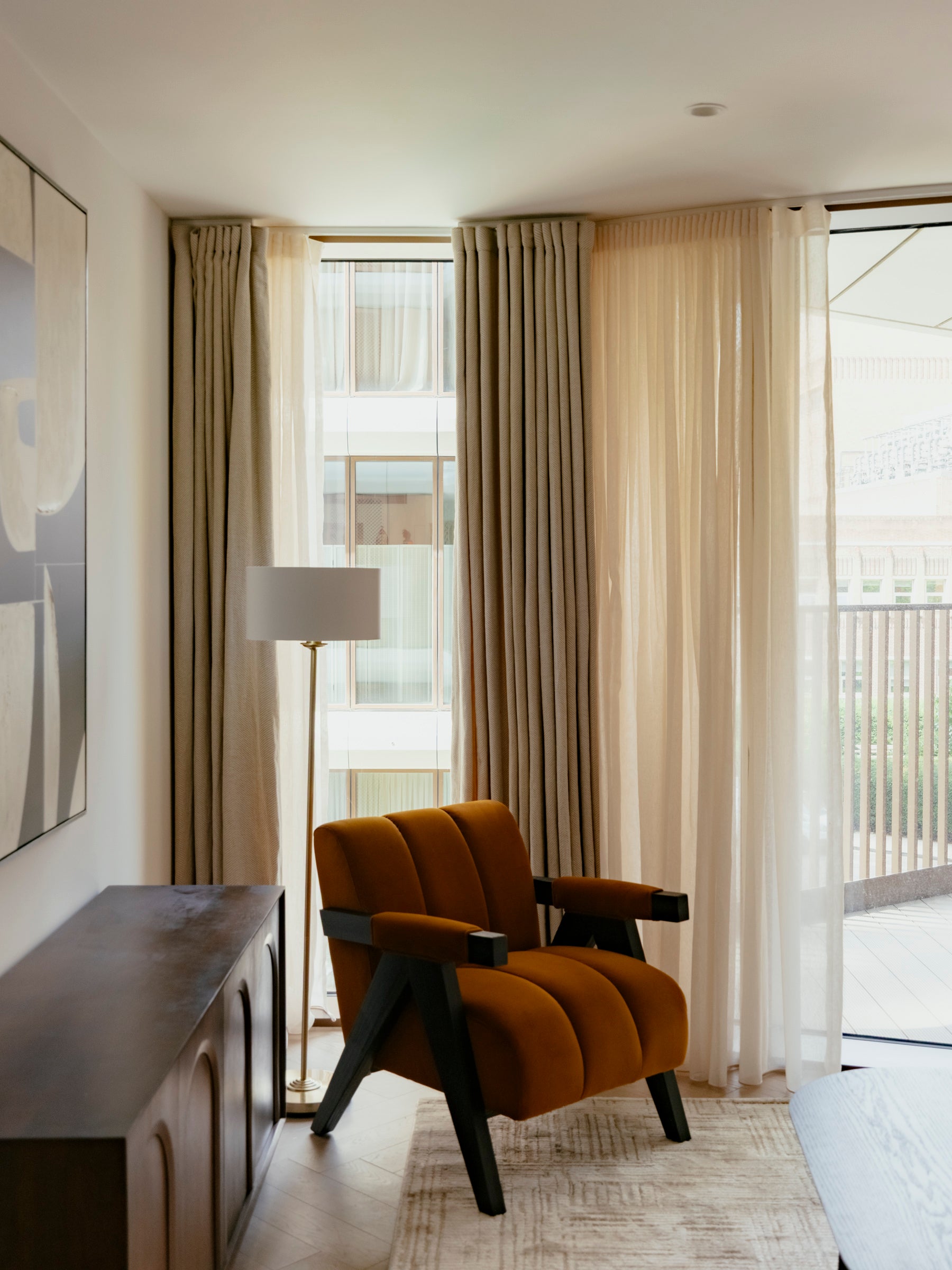 Knightsbridge Burnt Orange Armchair